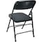 Flash Furniture Advantage Black Padded Metal Folding Chair, Black 1" Fabric Seat DPI903F-BLKBLK - alternate 8